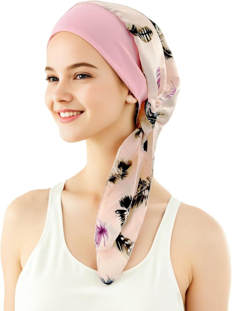 Belleshow Chemo Headwear Turbans for Women, Cancer Head Scarf, Headwear Coverings Caps, Head Wraps for Cancer Patients - Image 1